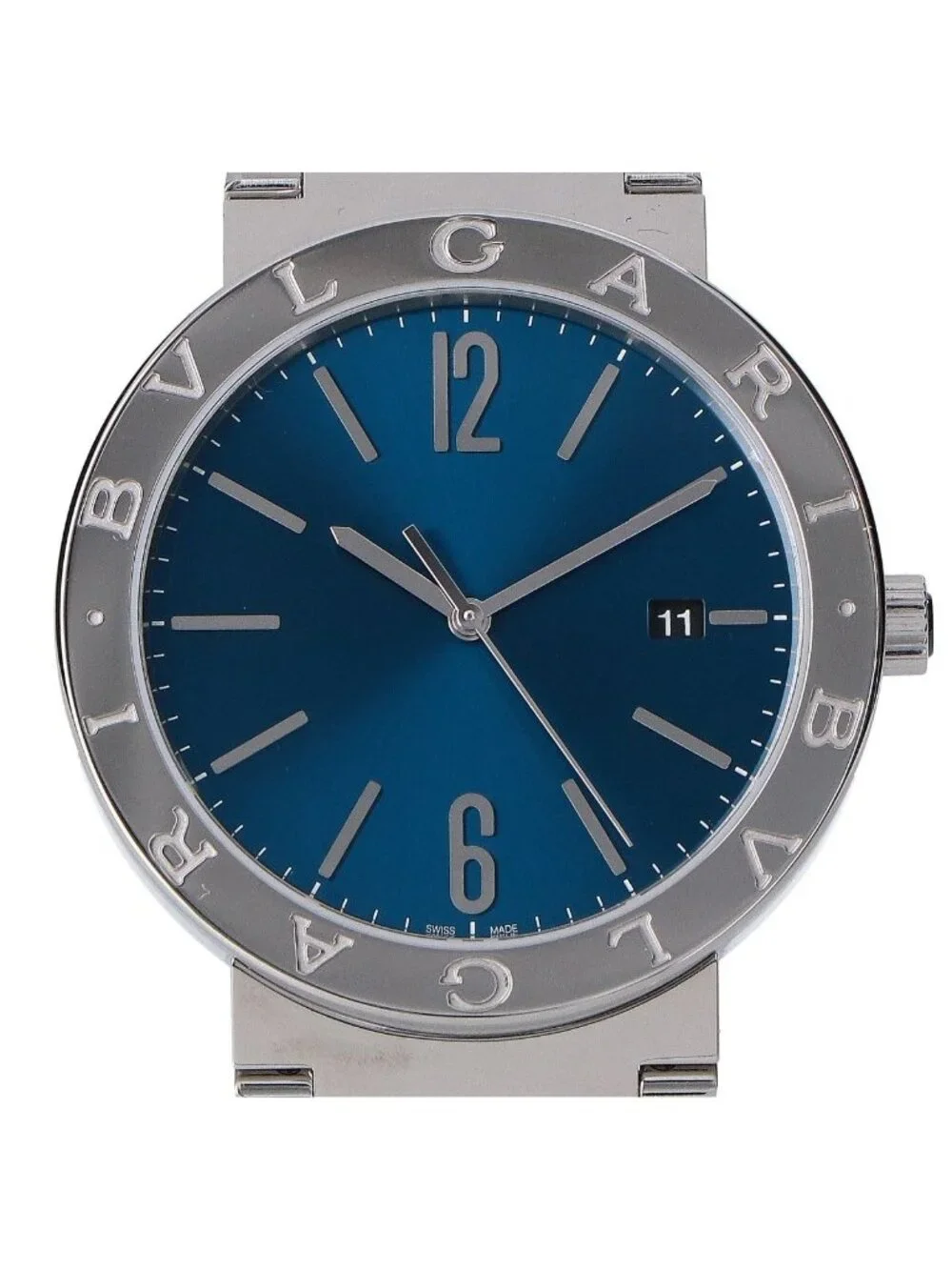 Bvlgari Polished Sea Thru Back Automatic Winding Watch